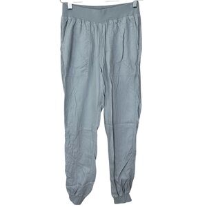 Faherty Arlie Day Linen & Tencel Jogger In Stone Green/Gray Women’s Size XS